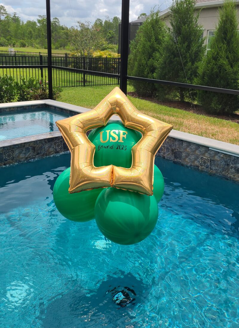 Outdoor balloon decoration Party Now Tampa